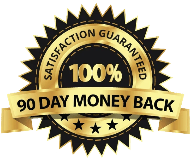 90 day money back satisfaction guarantee